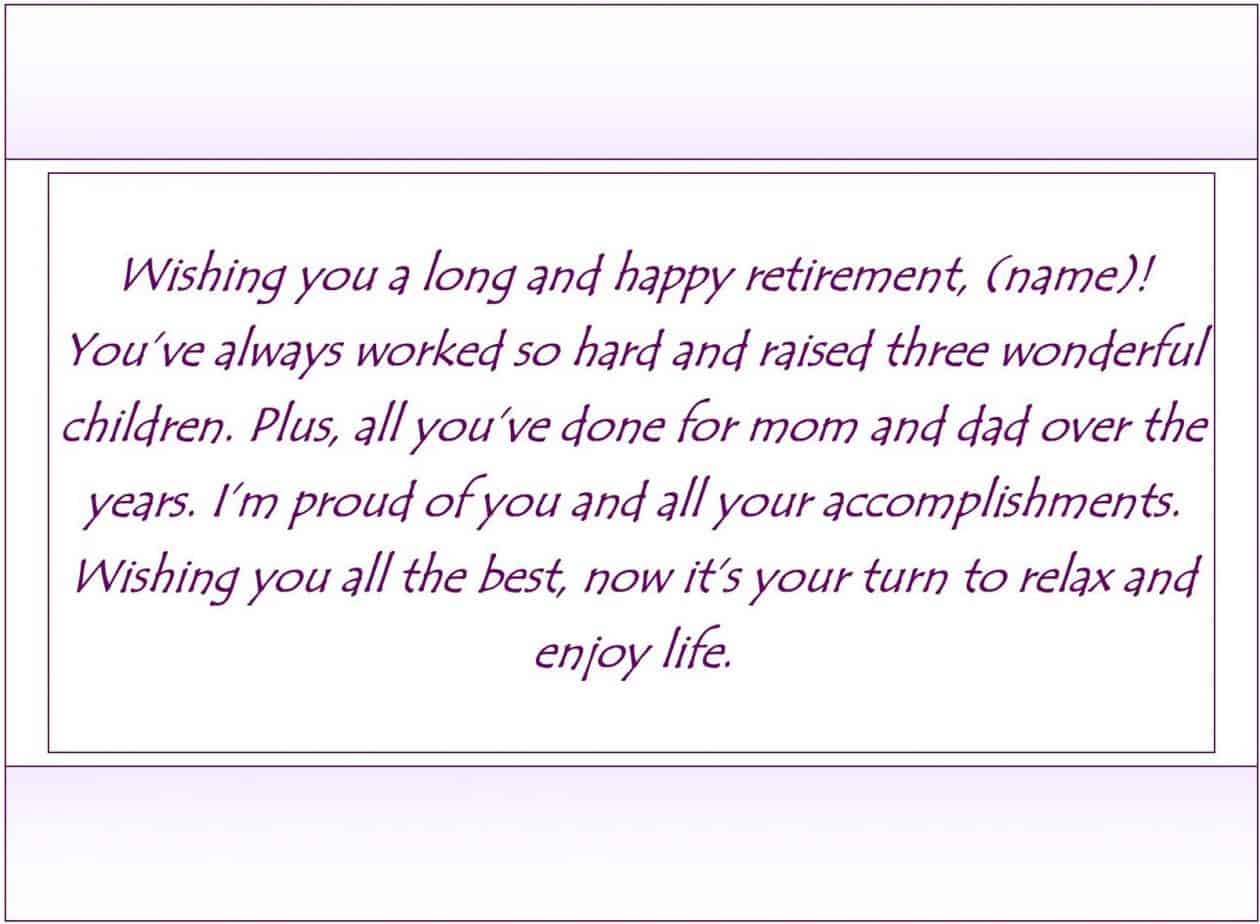 How To Write An Amazing Retirement Card In Three Easy Steps