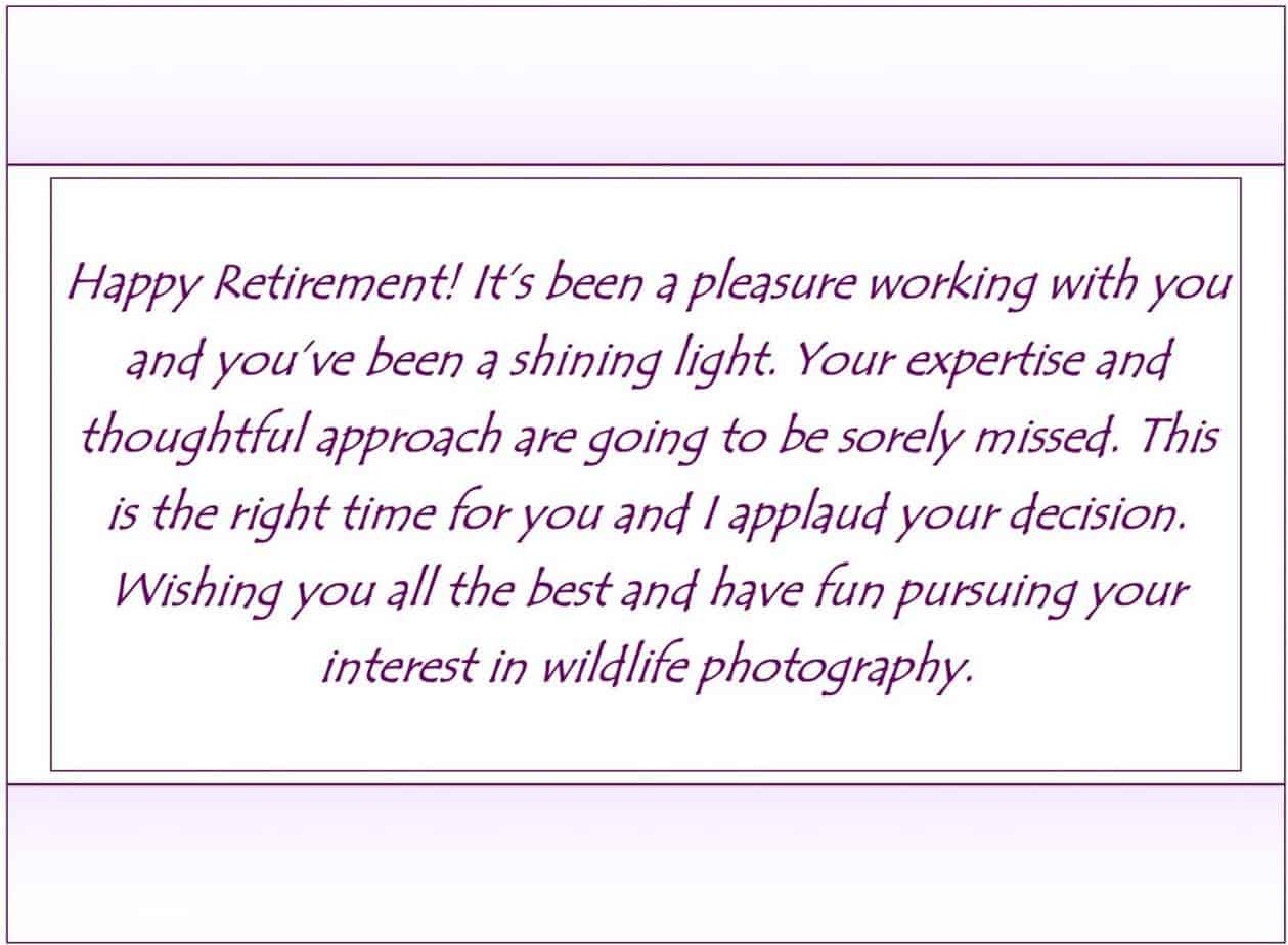 How To Write An Amazing Retirement Card In Three Easy Steps